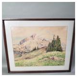 Koch signed watercolor