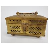 Vintage brass handcrafted jali (cut-out) designs