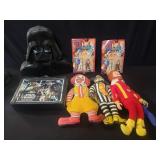 Collection of vintage toys McDonald doll