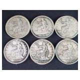 Collection of movie prop dollar coins