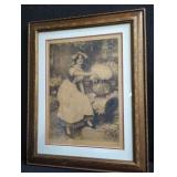 Antique pencil signed Robert W. Macbeth etching