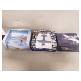 Collection of die-cast model airplanes