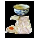 Antique Asian porcelain bowl