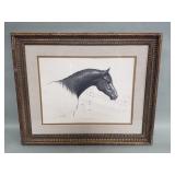 Framed Jam Janjellins "The Byerly Turk" lithograph