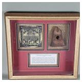 Ancient Jewish terracotta oil lamp