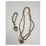 Vintage Miriam Haskell mini baroque glass pearl