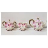 RS Prussia 3-piece porcelain tea set