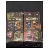 Lot of 2 Star trek collectible glasses