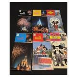 Lot of 6 Disney postcards books