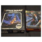 Lot of 2 puzzles star wars and Dracula