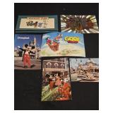 Lot of 6 Disney collectibles postcards and M