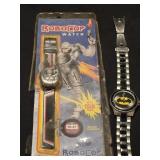 Lot of 2 collectible watches batman and robocop