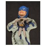 Vintage 1966 Batman hand puppet