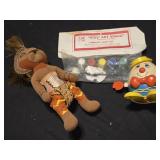 Lot of 3 assorted collectibles plushie, humpty