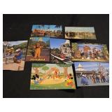 Lot of 8 Disney postcards