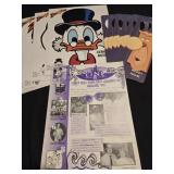 Lot of 11 Disney collectibles doorhangers masks,