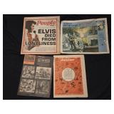 Lot of vintage news papers