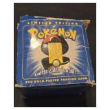 Vintage 1999 limited edition Pokï¿½mon 23k gold