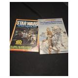 Lot of 2 star wars collectible magazine and book