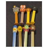 Lot of 8 collectible PEZ