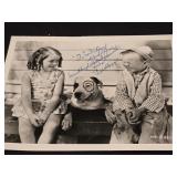 Autographed the little rascals photograph