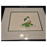 framed Disney animation cel or art print