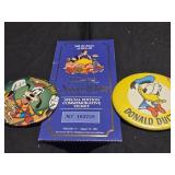Lot of 3 Disney collectibles 2 pins and coin