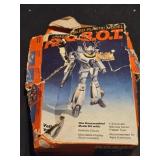 Vintage 1985 Robot unassembled plastic model