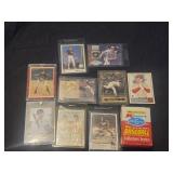 Lot of 10 assorted baseball collectors cards