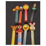 Lot of 8 collectible PEZ