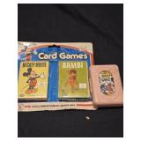 Lot of 2 vintage Disney cards 3 decks