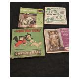 Lot of 3 view masters and 1 home video