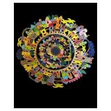 Yair Emanuel hand painted metal bowl