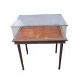 Vintage display case table