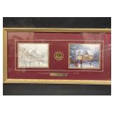 Framed Thomas Kinkade prints