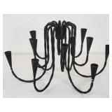 Mid-century wrought iron candelabra