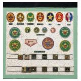 Group of vintage Boys Scouts badges