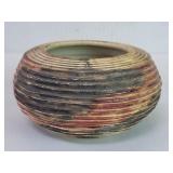 Vintage signed studio art pottery bowl