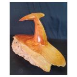 Vintage signed Glenn Dobrusky 20003 carved red