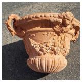 Terracotta and cement  Italian pillar planter