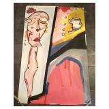 Oil painting on paper