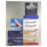 Group of die-cast model airplanes