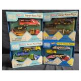 4 sealed "Hot Wheels" Kool Toys Super Race Rigs