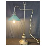 Vintage brass adjustable desk lamp