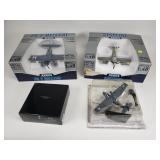 Group of die cast model airplanes