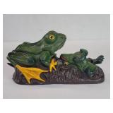 Cast iron frog mechanical bank