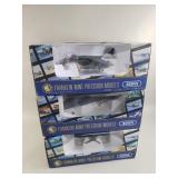 Group of Franklin Mint die-cast model airplane
