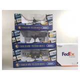 Collection of model airplanes by Franklin Mint