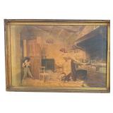 Vintage framed Gaetano Chierici print