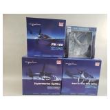 Group of Hobbymaster die-cast model airplanes